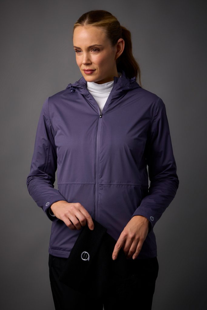 Sunderland Damen-Regenjacke mit Futter und Kapuze